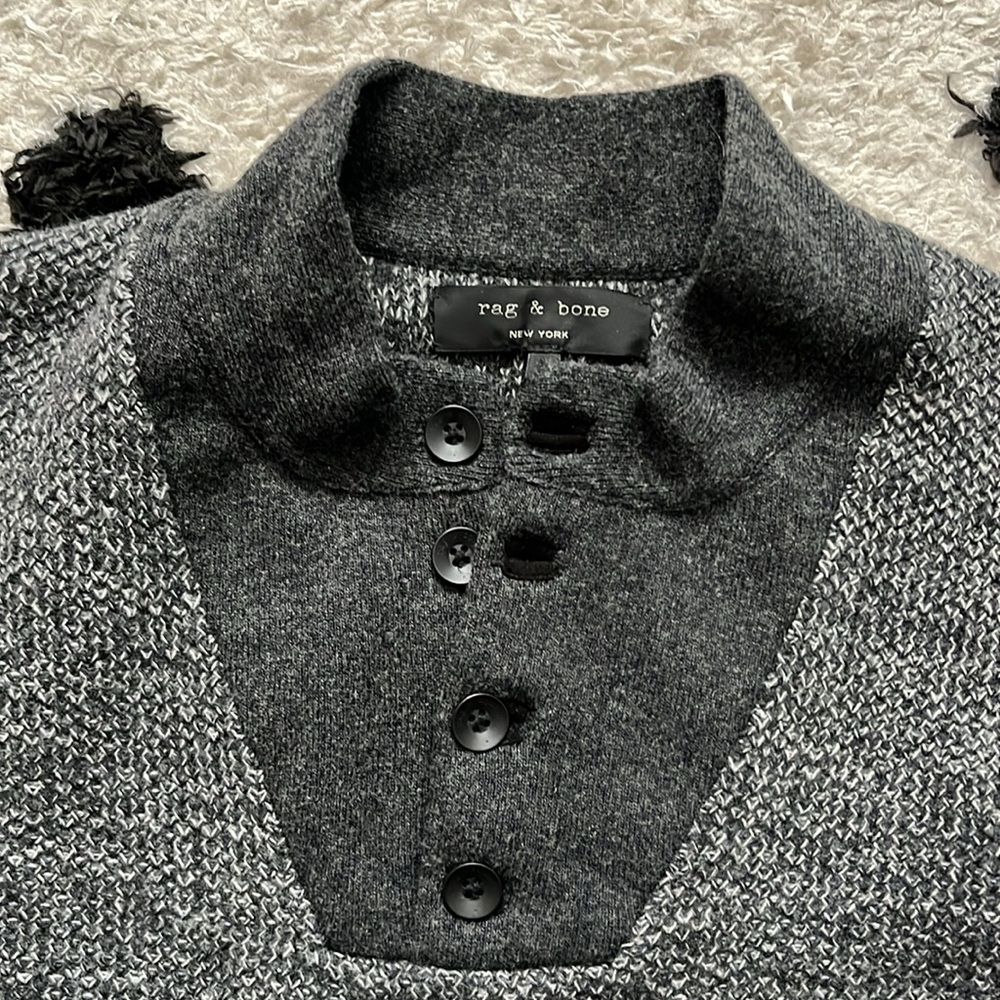 rag & bone Gray Crewneck Sweater - Picture 3 of 8